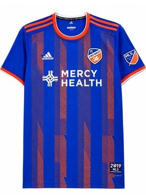 FC Cincinnati Adidas Climalite Jersey NWT Small 2019 MLS Inaugural Season